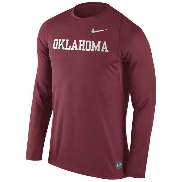 Oklahoma Sooners Nike 2016 Elite Basketball Shooter Long Sleeve Dri-FIT WEM Top - Crimson,We sell and wholesale Oklahoma Sooners Nike 2016 Elite Basketball Shooter Long Sleeve Dri-FIT WEM Top - Crimson on line form chian!